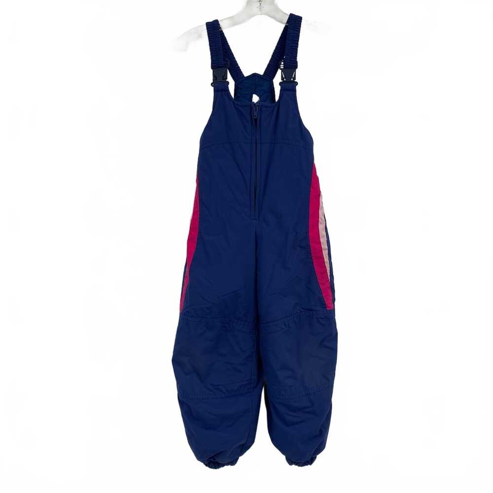 OshKosh B'gosh Blue Pink Overall Snow Pants | Kids 4 Regular